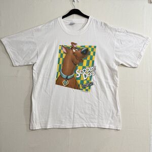 Vintage 1996 John Doe Scooby Doo White Cartoon Network Tee Shirt Size XL
